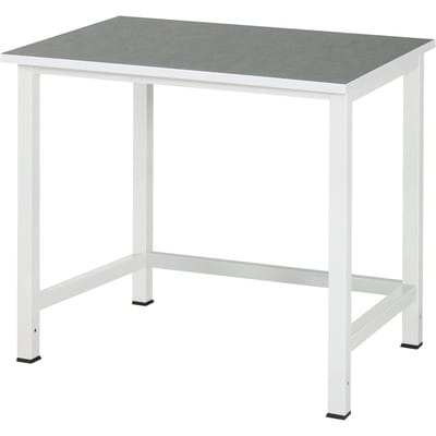 Werktisch Linoleum-/Universal-Platte BxTxH 1000x800x825 mm - RAU