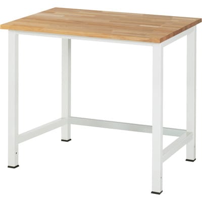 Werktisch Buche-Massiv-Platte BxTxH 1000x800x825 mm - RAU