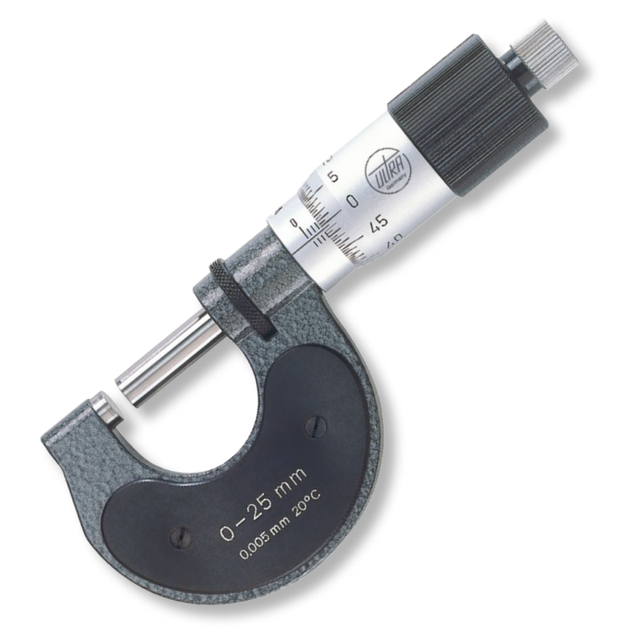 Ultra Präzision - Bügelmessschrauben mit Hartmetallmessflächen 1,0mm 75-100/0,01 mm