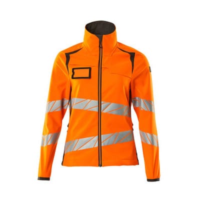 Mascot Soft Shell Jacke, Damenpassform Soft Shell Jacke Gr. S, hi-vis orange/dunkelanthrazit