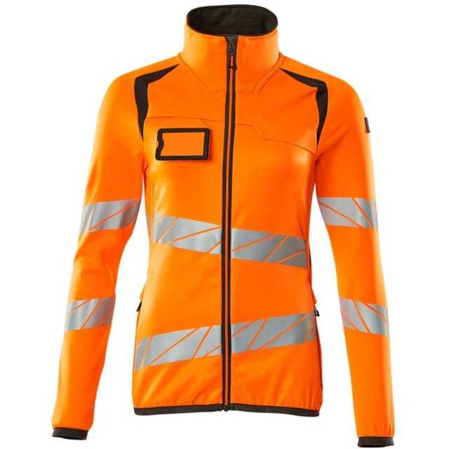 Fleecepullover mit Reißverschluss 19153, Damen Gr. 5XL, hi-vis orange/dunkelanthrazit - Mascot