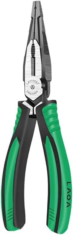 Cr-v Kombizange, diagonal, lange Nase, Drahtschneider, Seitenschneider, Kabelschere, professionelle Elektriker-Multifunktionswerkzeuge - Dolaso