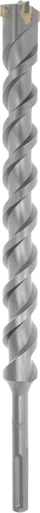 Sds Max Hammerbohrer, ø 45 x 540 mm (Schlagfeste Hartmetallplatte, Hochwertiger Werkzeugstahl, Gefräste Zweifach-Spirale, Beton, Mauerwerk, sds Max)