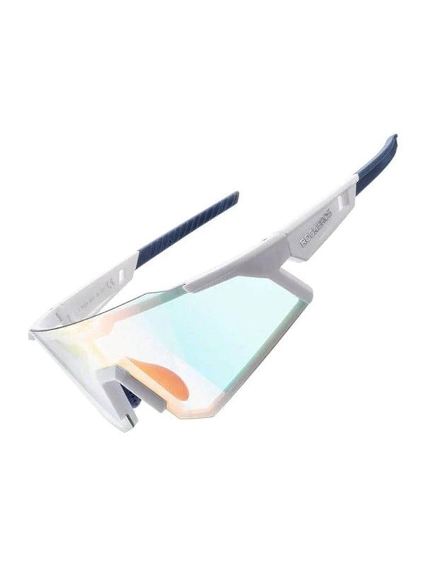 Polarisierte Radbrille mit UV 400 Filter, weiß