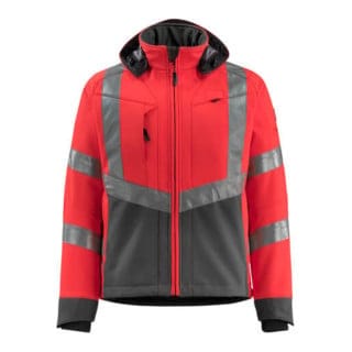 Safe supreme Soft Shell Jacke Blackpool 15502-246-22218 Gr. 4XL rot/dunkelanthrazit - Mascot