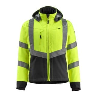 Safe supreme Soft Shell Jacke Blackpool 15502-246-1709 Gr. 4XL gelb/schwarz - Mascot