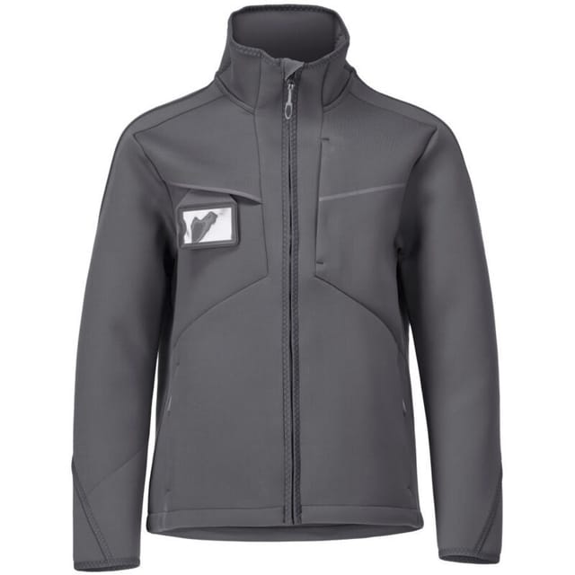 Soft Shell Jacke, moderne Passform Soft Shell Jacke Gr. 4XL, Anthrazitgrau - Mascot