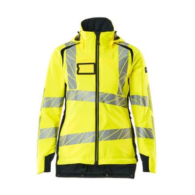 Winterjacke cli ®, Damen Winterjacke Gr. 3XL, hi-vis gelb/schwarzblau - Mascot