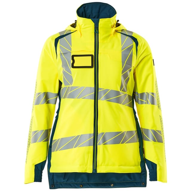 Winterjacke cli ®, Damen Winterjacke Gr. 5XL, hi-vis gelb/dunkelpetroleum - Mascot