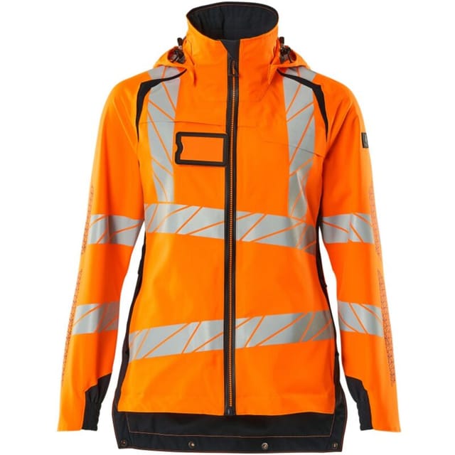 Accelerate safe Damen Hard Shell Jacke 19011-449 Gr. 4XL hi-vis orange/schwarzblau - Mascot