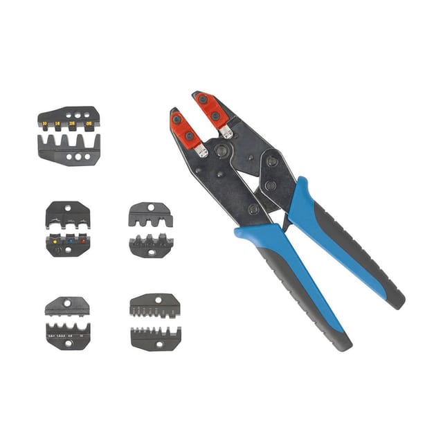 Crimpzange mit 5 auswechselbaren Backen 630-5hd-4 Irimo