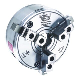 Röhm DURO-T 500, 3-Backen, Zylindrische Zentrieraufnahme, Grund- und Aufsatzbacken - 437495