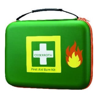 CEDERROTH Erste-Hilfe-Tasche B305xH245xT86ca.mm grün z.Brandwundenversorgung - 51011013