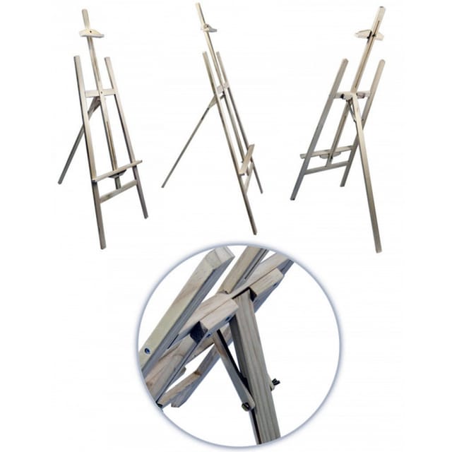 Cavalletto artistico support für tela pieghevole legno 120CM disegno - - Trade Shop