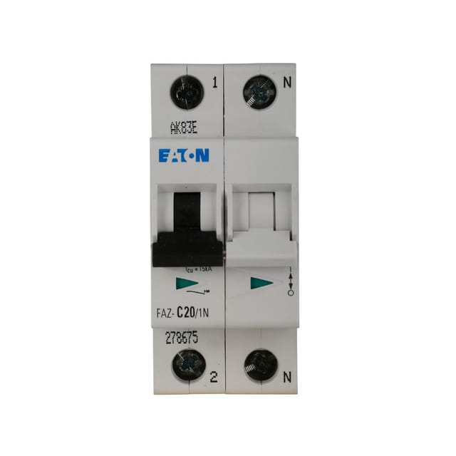 Leistungsschalter 1+NC 20A 15kA AC FAZ C20/1N 278675