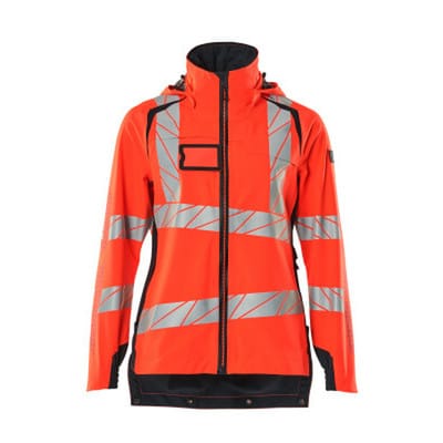 Accelerate safe Damen Hard Shell Jacke 19011-449 Gr. s hi-vis rot/schwarzblau - Mascot