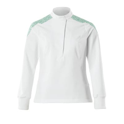 Schlupfkasack, Damen, ultimate stretch Gr. 5XL, weiss/grasgrün - Mascot