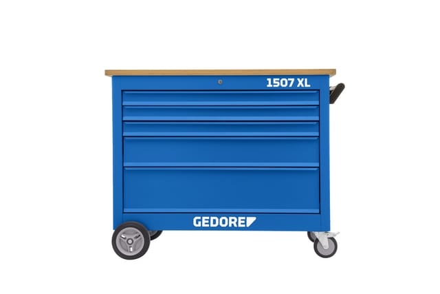 Rollwerkbank 5 extra breite Schubladen 1507 xl 30101 Gedore