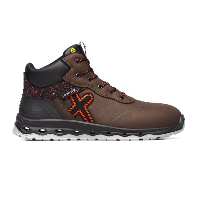 Feldtmann Levity-x Sicherheitsstiefel uranus S3 34592 Gr. 43 braun/orange