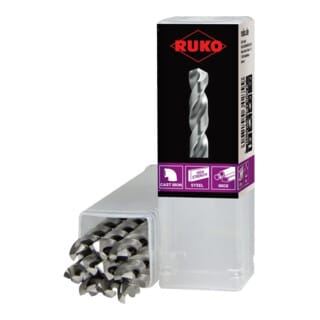 Spiralbohrer din 338 Typ va hsse Co 8 ø 2,9 x 61 x 33 mm 10 Stk - Ruko
