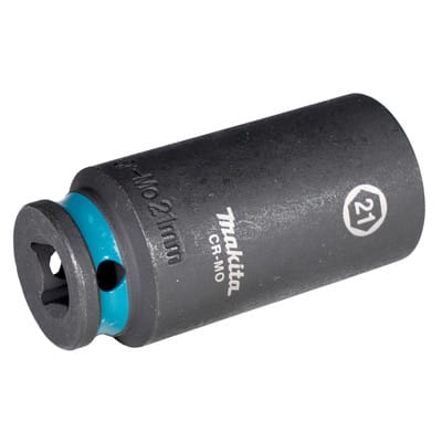 E-16380 Steckschlüssel 3/8" SW21 Impact Black lang - Makita