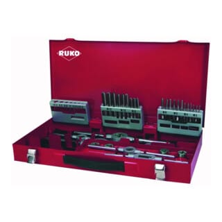 Ruko - 37-teiliger Gewindeschneidwerkzeug-Satz HSSE-Co 5 in Industriekassette - 245020E