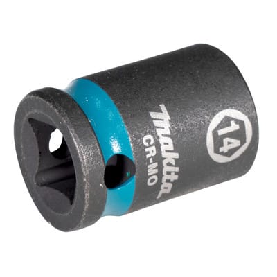 E-15958 Steckschlüssel 3/8" SW14 Impact Black kurz - Makita