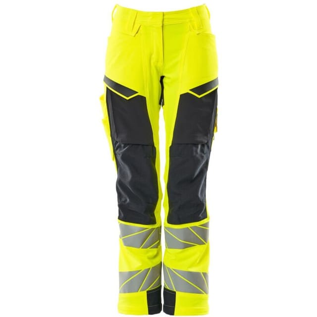 Damen-Hose mit Knietaschen 19078-511-17010 Gr. 82C54 hi-vis gelb/schwarzblau - Mascot