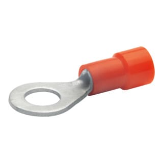 KLAUKE Ringkabelschuh M4 0,5-1qmm DIN isol rt Nach DIN
