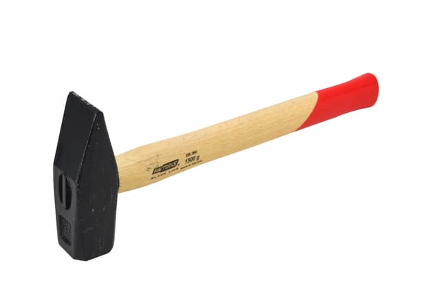 Awtools młotek ślusarski 1,5 kg trzonek drewniany schwarze Linie