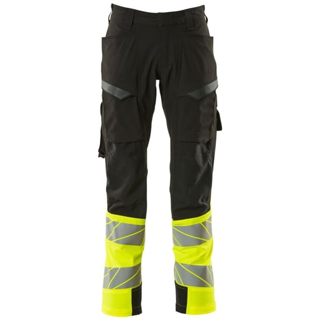 Hose mit Schenkeltaschen 19379-510-0917 Gr. 82C68 schwarz/hi-vis gelb - Mascot