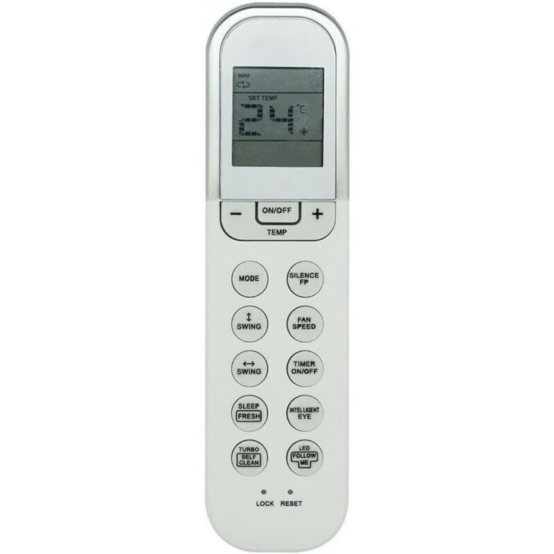 Enowelir Universalfernbedienung Für Midea Klimaanlagen, Kompatibel Mit Rg36f, Rg36f2, Rg36f4 Und Bgef, Für Haus, Garten, Terrasse, Heimwerkerprojekte Und Renovierungen