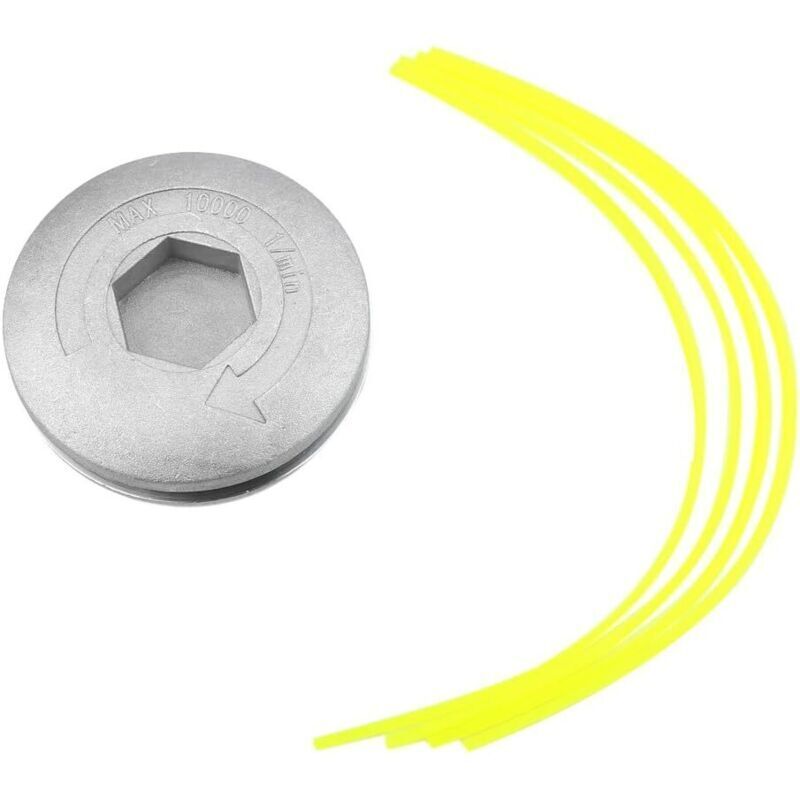 Enowelir Universal 4-faden-aluminium-trimmerkopf Für Freischneider, Kompatibel Mit Rasentrimmern Für Garten, Terrasse Und Heimwerkerarbeiten