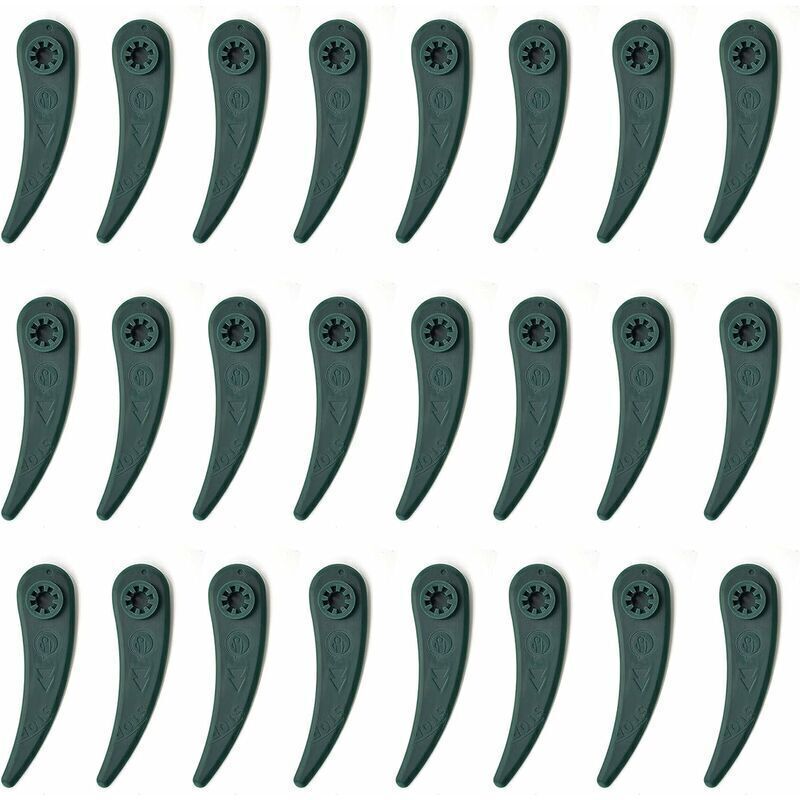 Enowelir Ersatzklingen Aus Kunststoff, 24er-pack, Für Bosch Akku-heckenscheren Art 23-18 Li Und Art 26-18 Li, Heimwerkerbedarf & Garten