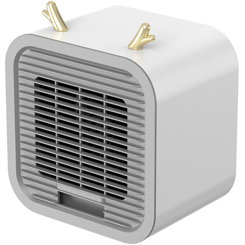 Tragbarer, Leiser Usb-ventilator/mini-luftkühler Für Büro Und Außenbereich – Grau