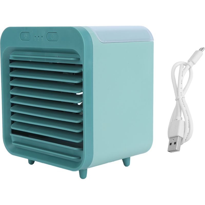 Wiederaufladbarer Usb-tischventilator Von Enowelir Mit 200-ml-sprühflasche, Leise Und Tragbar Für Zuhause, Terrasse, Balkon Und Den Außenbereich