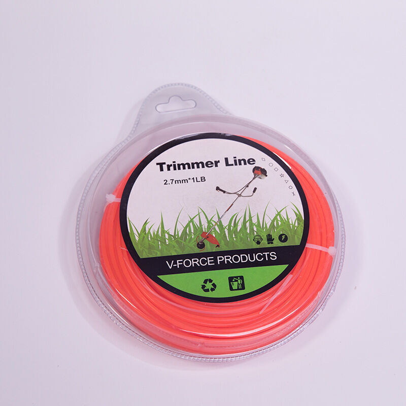 Enowelir 2,4 Mm X 100 M Runde, Orangefarbene, Verstärkte Rasenmäherschnur Für Garten, Terrasse Und Heimwerkerprojekte Im Freien