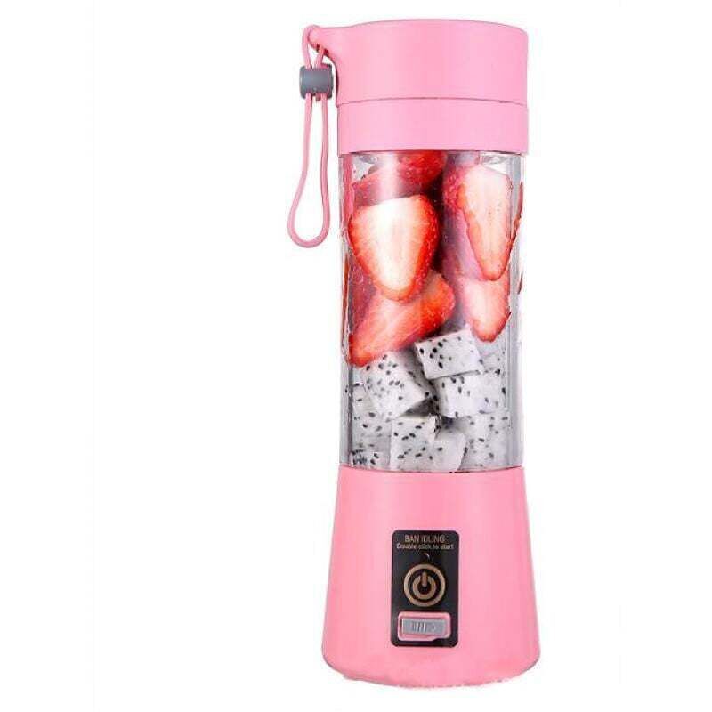 Enowelir 400ml Usb-wiederaufladbarer Tragbarer Mixer, Elegantes Rosa Design Für Zuhause, Werkstatt, Heimwerken, Renovierung, Outdoor-einsatz