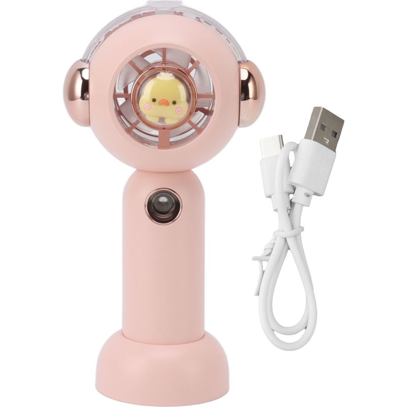 Enowelir Tragbarer Sprühventilator Mit Usb-akku (500 Mah), Kompaktes Design Für Garten, Terrasse, Balkon, Außenbereich Und Zuhause