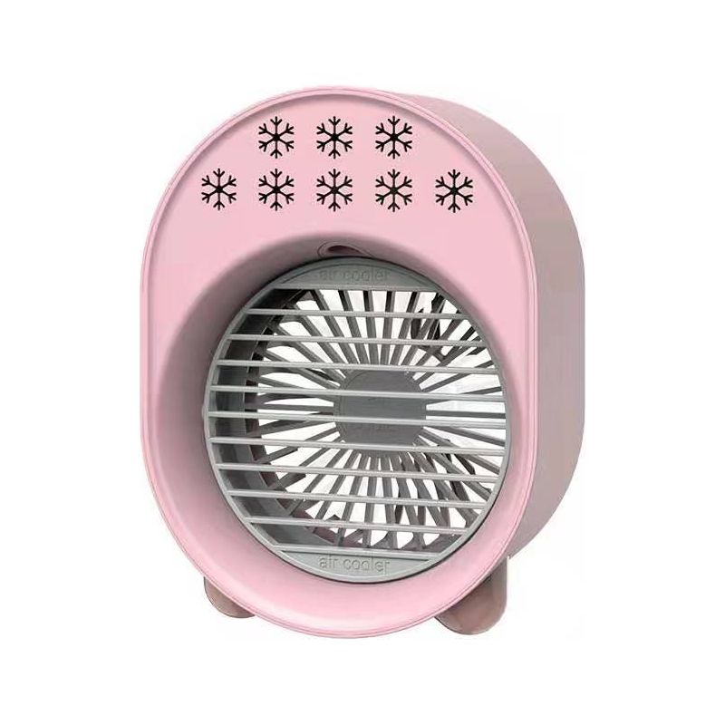 Mini-klimaanlage Ohne Abluft, 4-in-1-ventilator (leise), Luftbefeuchter Fürs Schlafzimmer, Usb-aufladbar, 3600 Mah