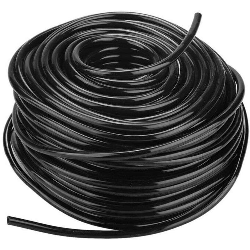 Enowelir 50 M Flexibler Pvc-mikro-bewässerungsschlauch, 4/6 Mm Durchmesser, Für Garten, Terrasse Und Heimwerkerprojekte Im Freien