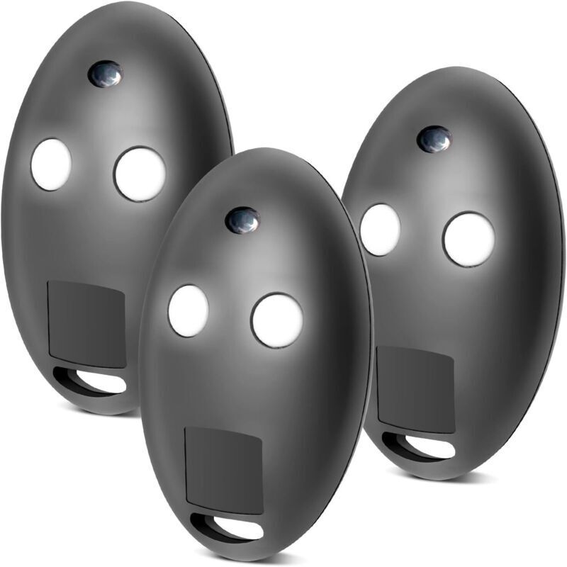 Enowelir Automatische Torfernbedienung, 3er-pack, 433 Mhz Rolling Code, 2 Kanäle, Kompatibel Mit Bft, Garten & Haus