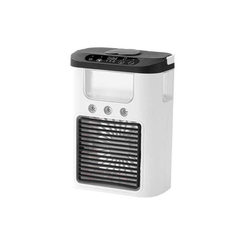 Enowelir Tragbare, Schlauchlose Klimaanlage, Verdunstungsluftkühler, 3 Geschwindigkeitsstufen, Kompakt, 22 X 15 X 10 Cm, Schwarz, Für Zuhause Und Büro