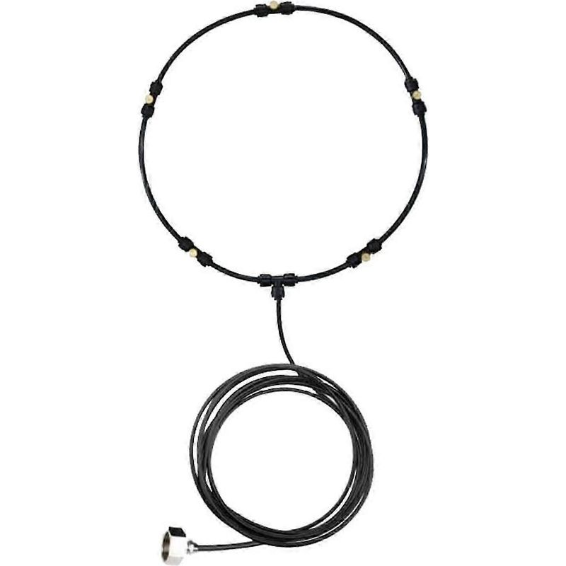 Enowelir 40 Cm Tragbares Nebelsystem, Nebelkühlungssystem, Ventilatorkompatibel Für Terrasse, Gewächshaus, Garten, Außenbereich