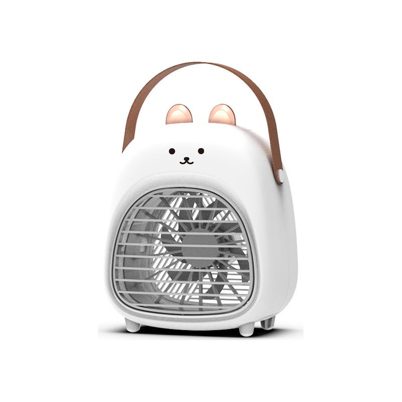 Enowelir Tragbare Verdunstungsklimaanlage, 3 Geschwindigkeitsstufen, 2 Nebelventilatoren, Usb-anschluss, Mini-klimaanlage Für Büro, Schlafzimmer, Zuhause, Terrasse
