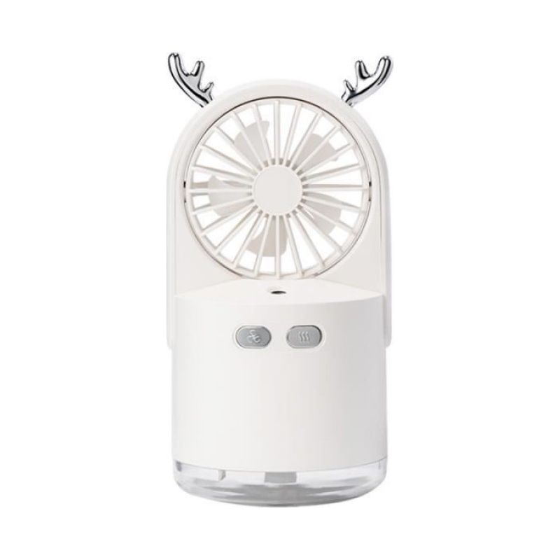 Enowelir Mini-usb-wiederaufladbarer Nebelventilator Mit 3 Geschwindigkeitsstufen, 240-ml-wassertank, 2000-mah-akku, Leiser Betrieb Für Zuhause, Büro Und Outdoor-einsatz