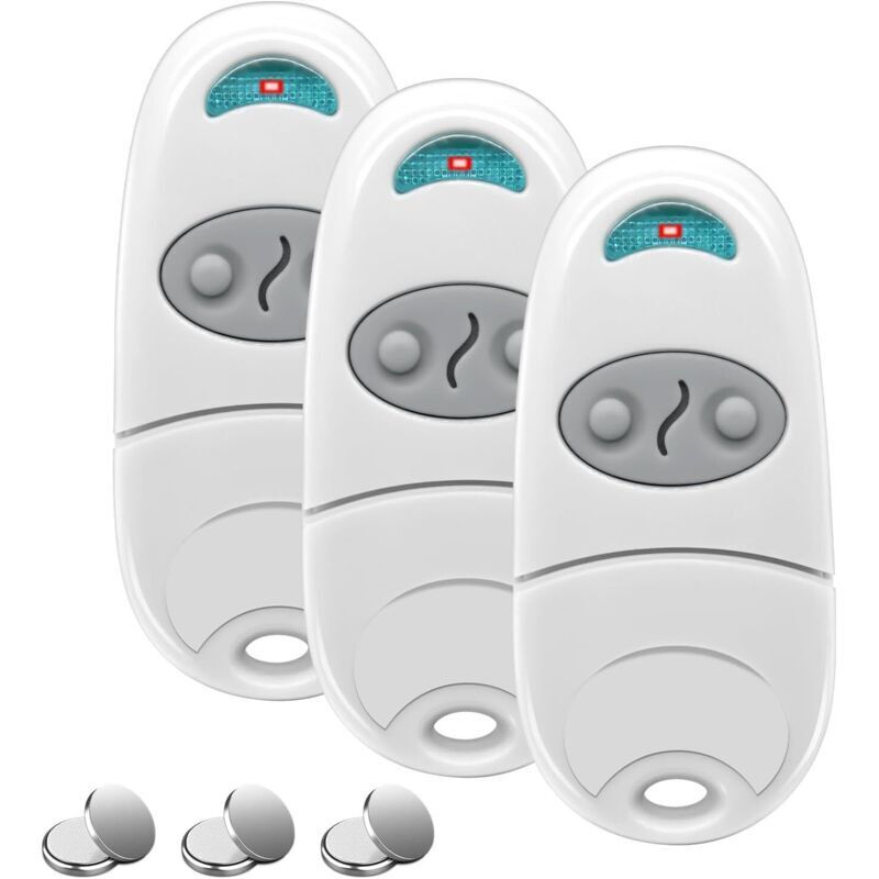 Enowelir 433,92 Mhz 2-kanal-torfernbedienung, Inklusive 3 Batterien, Kompatibel Mit Top 432ev, 432a Und 432m Für Haus, Garten Und Heimwerkerprojekte.
