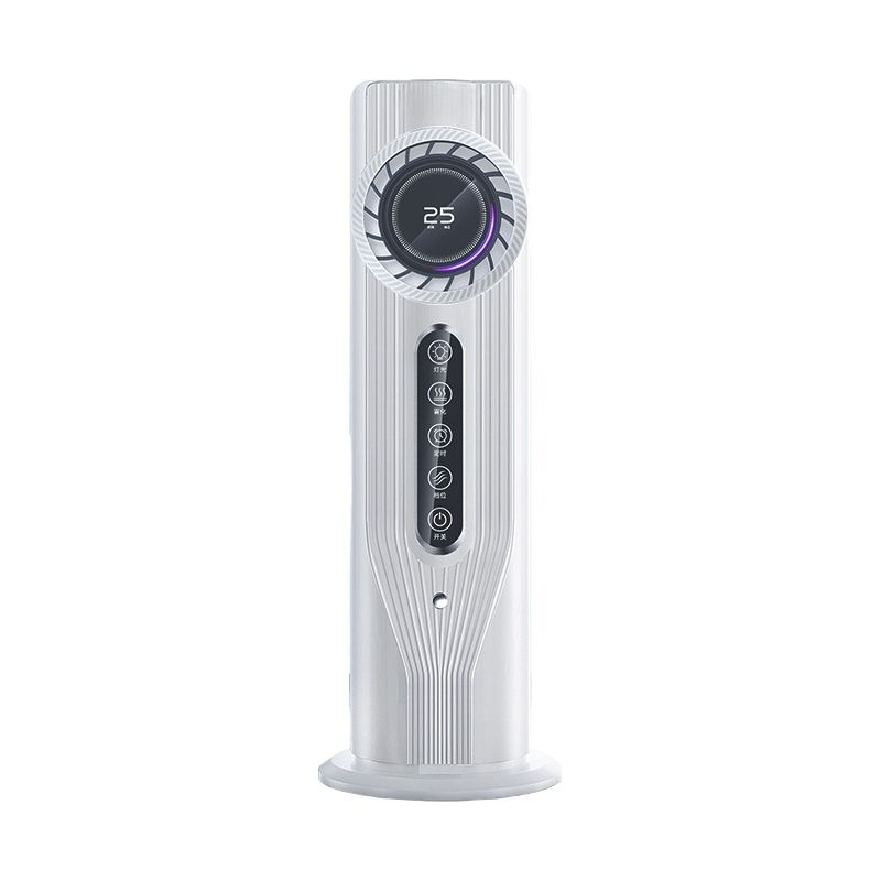 Enowelir Tragbarer, Blattloser Oszillationsventilator, Weiß, Leise, Für Schlafzimmer, Büro, Zuhause, Werkstatt, Außenbereich