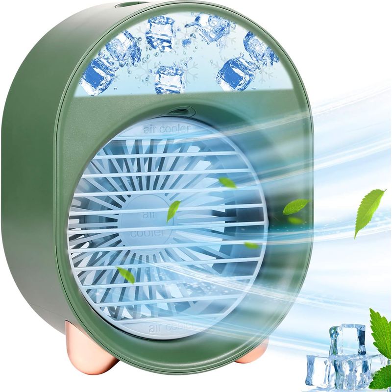Tragbare Klimaanlage Von Enowelir, 3 Geschwindigkeitsstufen, Leise, Keine Installation Erforderlich, Energieeffizient, Ideal Für Büro, Schlafzimmer, Wohnung, Zuhause
