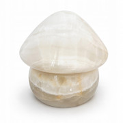 Led-tischlampe Aus Naturstein In Pilzform, 12,5 Cm